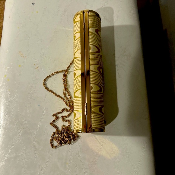 RARE Vintage Italy Seashell Bag Clamshell Clutch Gold Shell Purse - Picture 4 of 6